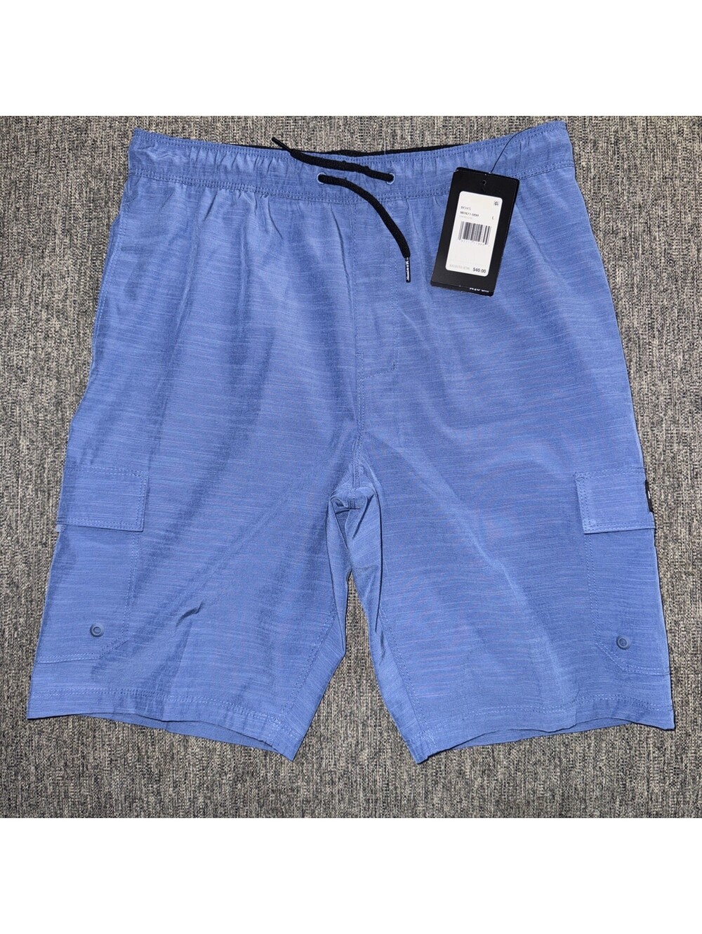 Hurley Boys Large Sizes 14-16 Boardshorts H2O Dri Shoreline Blue 987671-U0H New